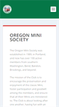 Mobile Screenshot of oregonminisociety.com