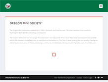 Tablet Screenshot of oregonminisociety.com